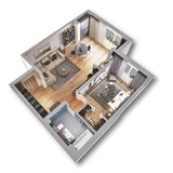 Pipera, Ivory Residence, rond OMV, 2 camere, parcare, TVA 0
